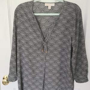 Michael Kors 3/4 sleeve blouse